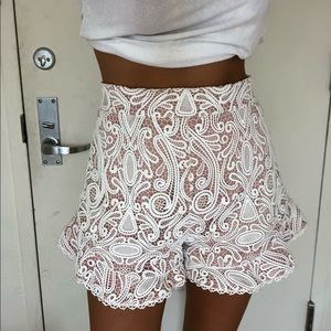 ALEXIS lace shorts